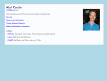 Tablet Screenshot of niallcardin.com